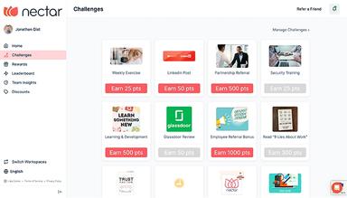 Nectar Incentivize actions with custom challenges