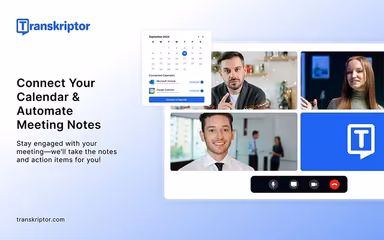 Transkriptor Automate Meeting Notes