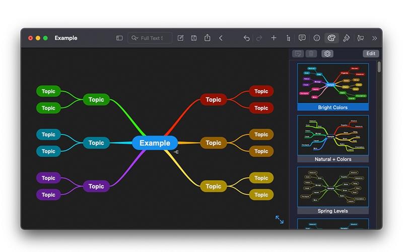 New features SimpleMind for Mac