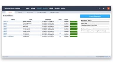 Nextpoint Batch Processing