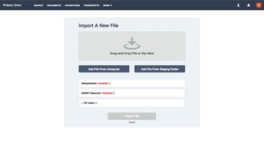 Nextpoint Import Files
