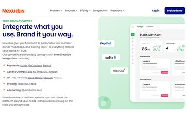 Nexudus Native Integrations