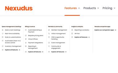 Nexudus Features