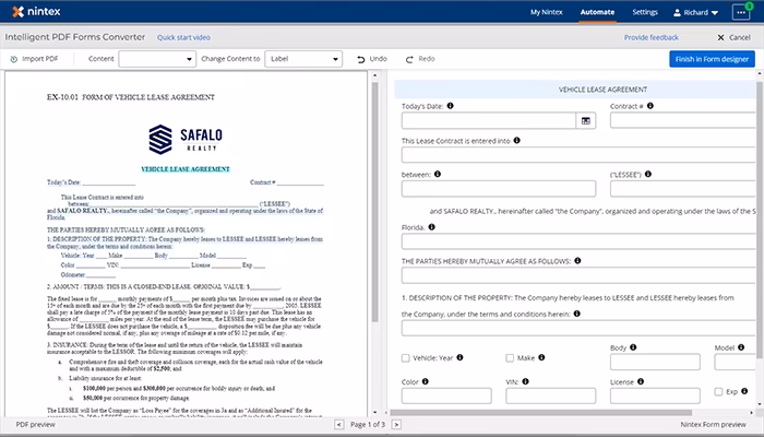 Nintex Document Generation