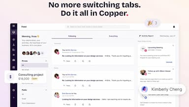 Copper Software No Switching Tabs