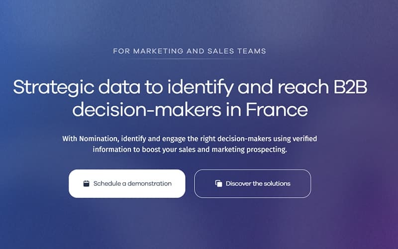 Nomination Strategic Data