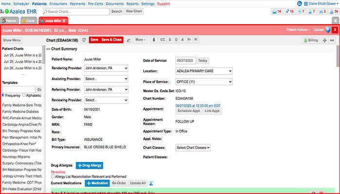 Noting in Azalea's EHR is configurable to what works for your workflow. Our intuitive design increases efficiencies while reducing mistakes and missed information