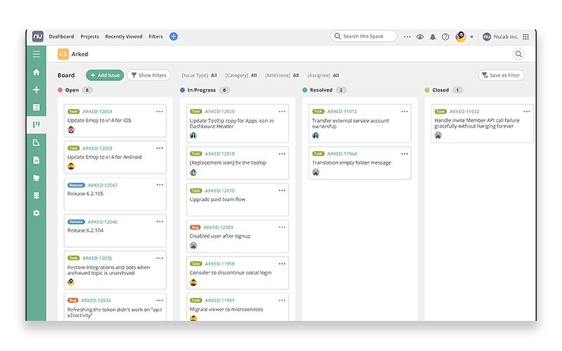 Nulab Kanban Board