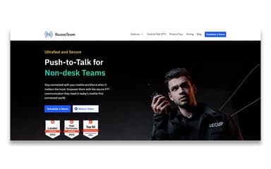NuovoTeam Ultrafast & Secure Mobile & Desktop Push-to-Talk Solution