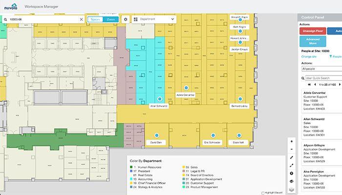 Nuvolo Directly integrate with visual floorplans via AutoCAD with simple drag and drop features