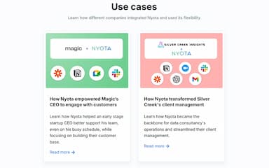 Nyota.ai Use Cases