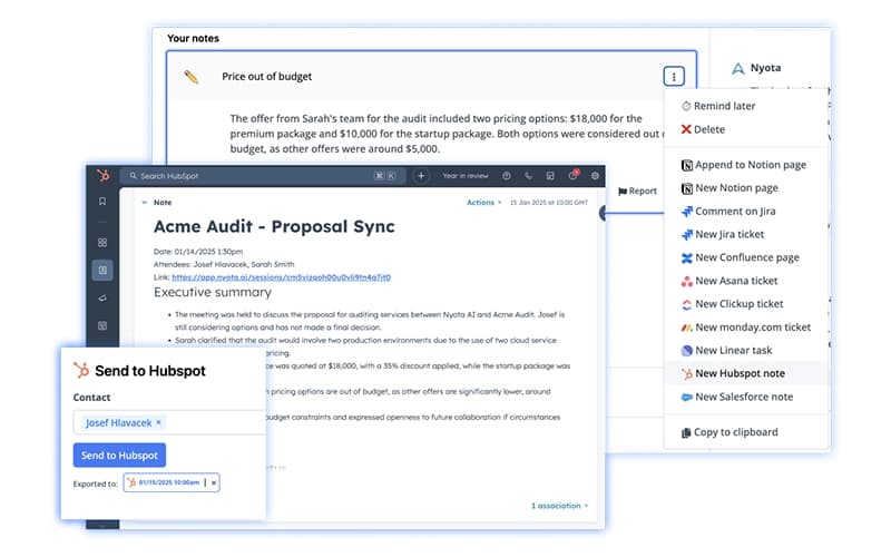 Nyota.ai — The One AI Notetaker to Align Sales, Support, and Project Teams