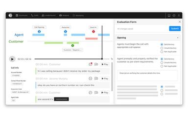 Observe Ai Call Agent Performance Evaluation