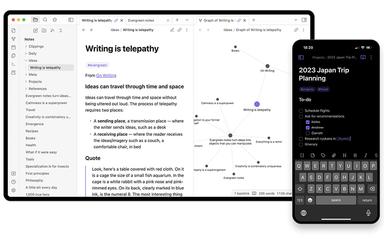 Obsidian Software Create and Edit Notes