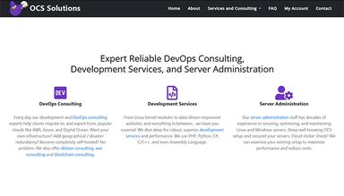 Ocs Solutions Development Services And Server Administration