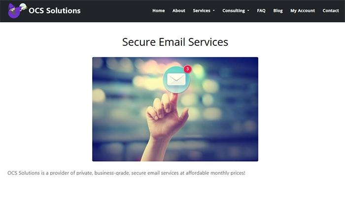 Ocs Solutions Secure Email Services