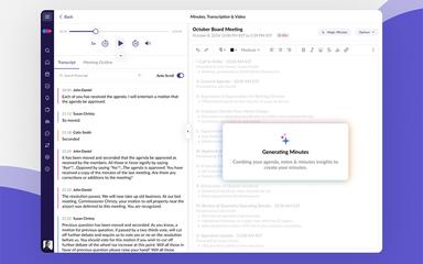 OnBoard's Automated Minutes Powered-by OnBoard AI