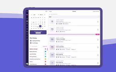 OnBoard Meeting Calendar Tool
