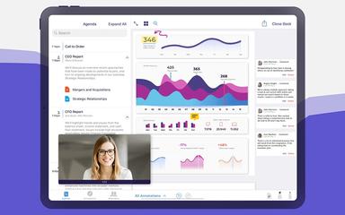 OnBoard Meeting View Interface