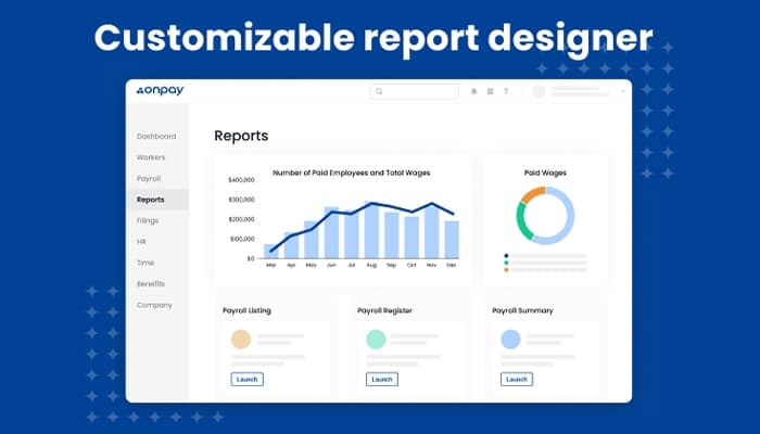 OnPay Payroll Customizable Reporting