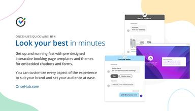 OnceHub Look Your Best In Minutes