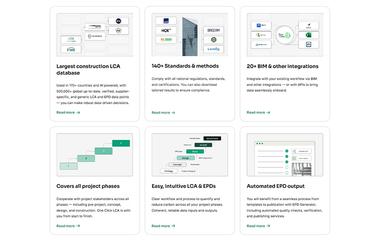 One Click LCA Features