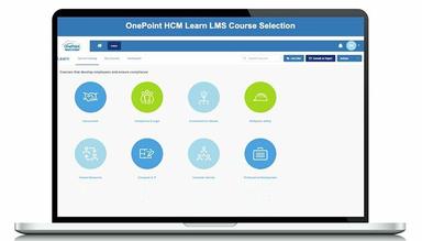 OnePoint HCM LMS Course selection