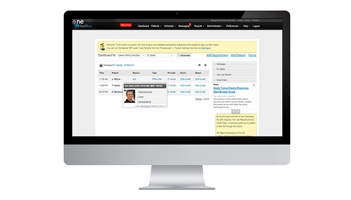 OneTouch EMR review Ambula Healthcare