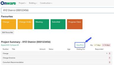 Onware Project summary