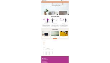 Open LMS Example course page
