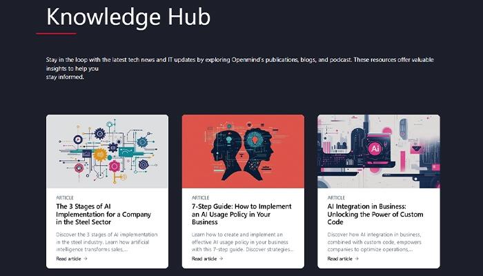 Openmind Technologies Inc Knowledge Hub