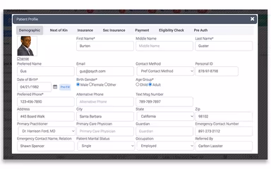 OptiMantra Patient Profile