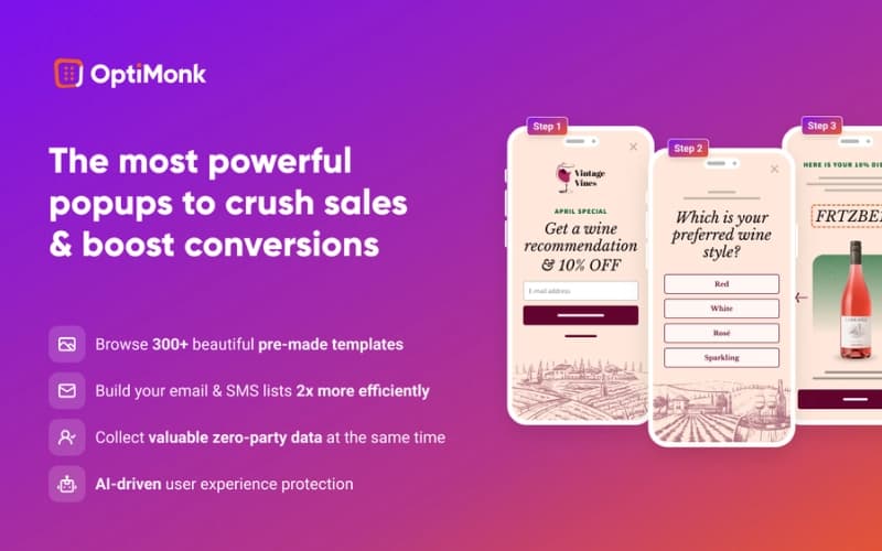 OptiMonk Popups