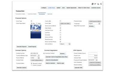 Oracle CPQ Document Generation