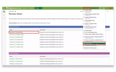 Orchard Software Release Notes
