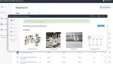 OrderCircle shopping cart
