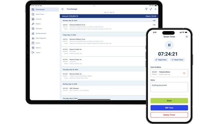 Orion Law Mobile and Desktop View