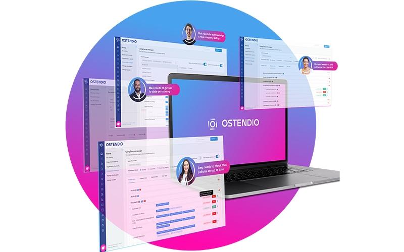 Ostendio Homepage View