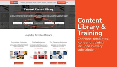 content library and training mode