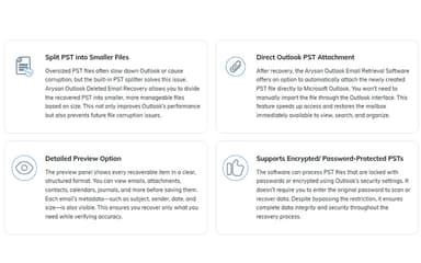 Outlook Email Recovery Unique Functionalities