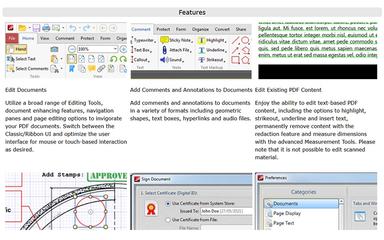 PDF-XChange Features