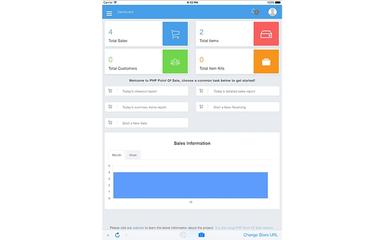 PHP Point of Sale Dashboard