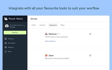 Paced Email Integrations