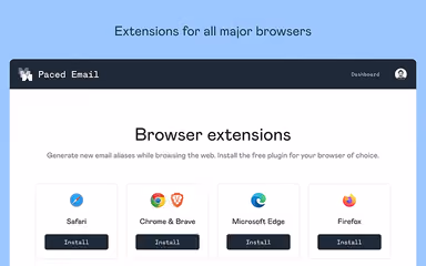 Paced Email Browser Extensions