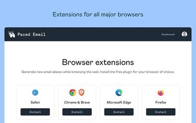 Paced Email Browser Extensions