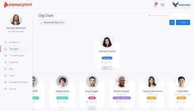 Papaya Global Org chart tool
