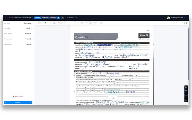 Paperbox Claim Form