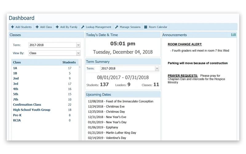 ParishSOFT Dashboard