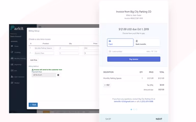 ParkIt Billing Details
