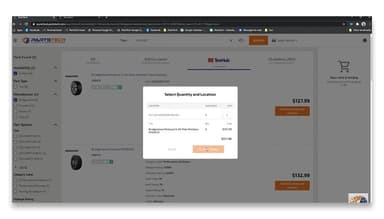 PartsTech Select Quantity